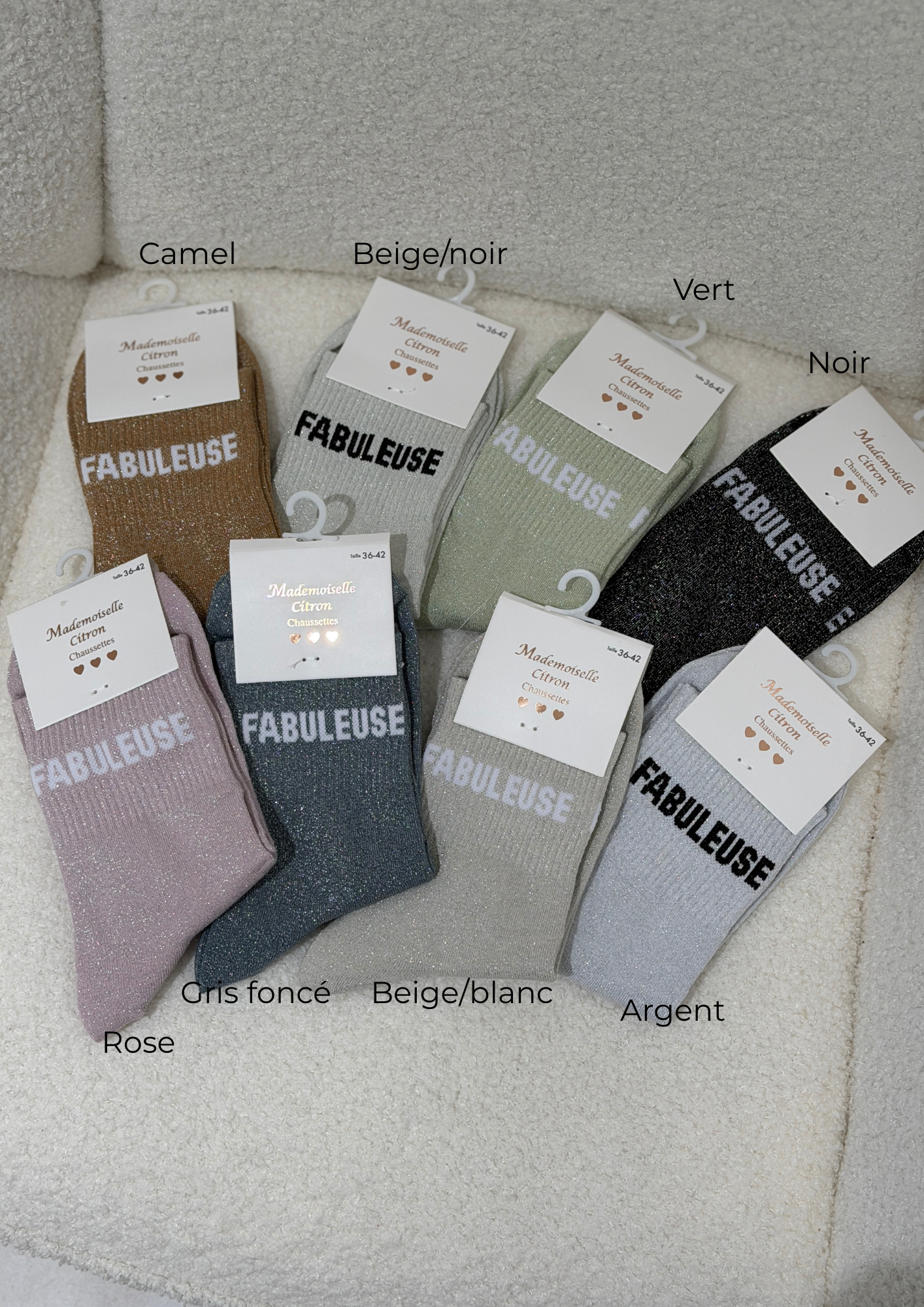 Chaussettes paillettes – FABULEUSE – Image 3