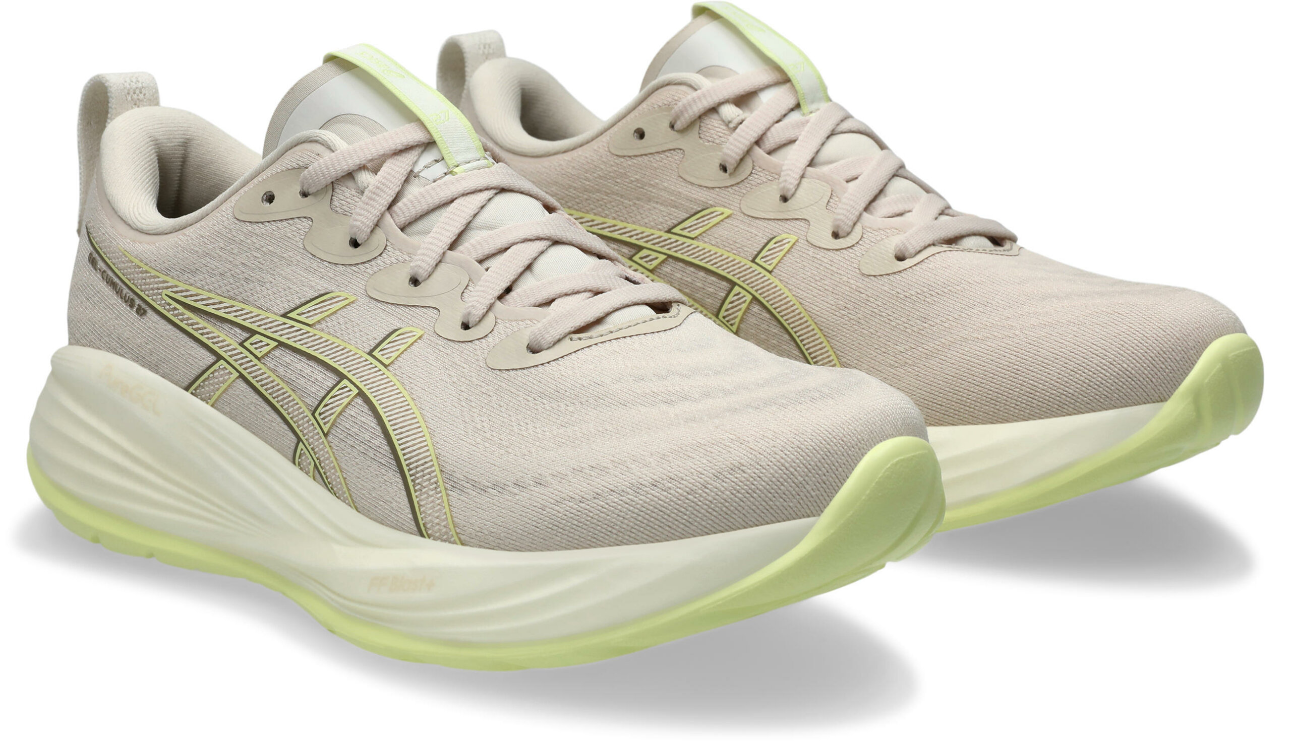 ASICS GEL CUMULUS 27 Mineral Beige / Huddle Yellow – Image 7