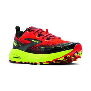 BROOKS CASCADIA 18 Cherry Tomato/Lime/Black