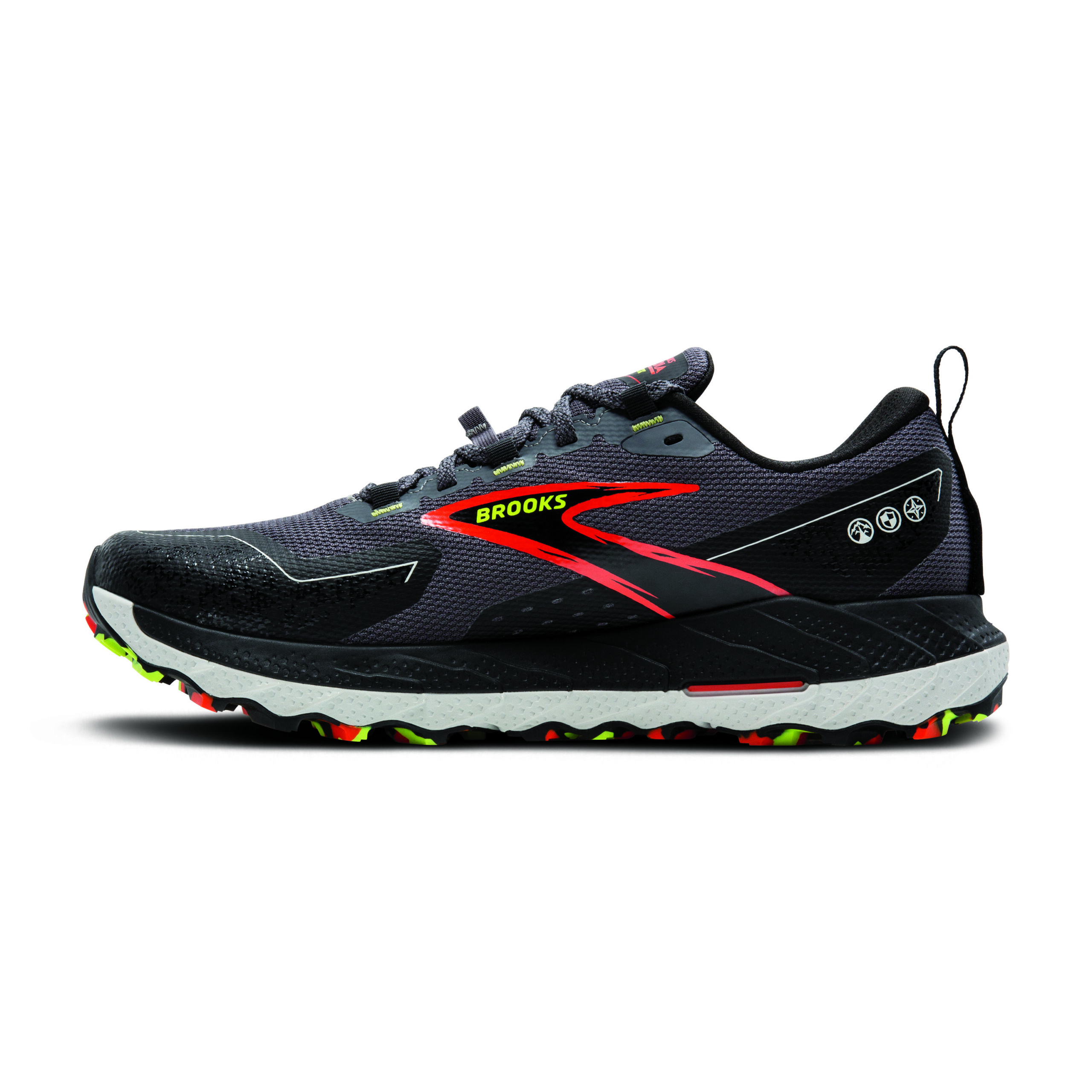BROOKS CASCADIA GTX 18 Blackened Pearl/Black/Tomato – Image 5