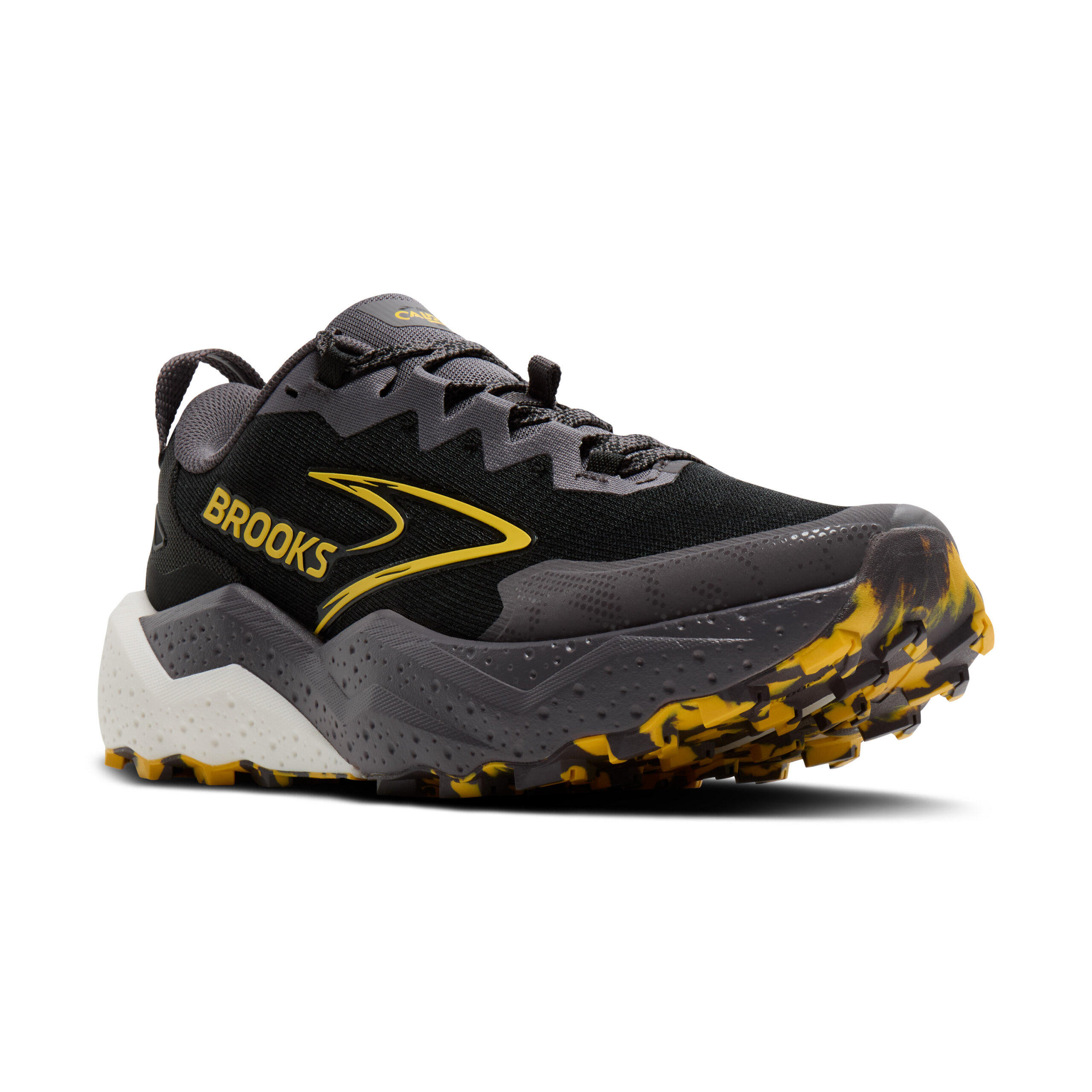 BROOKS CALDERA 8 Black/Rabbit/Zest – Image 2