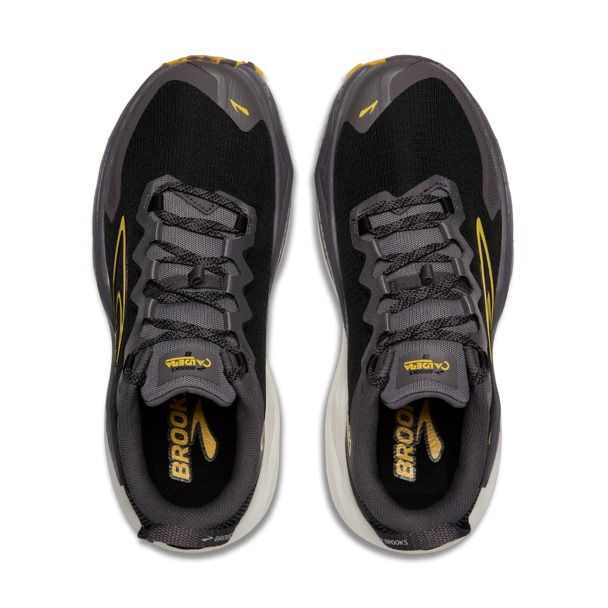 BROOKS CALDERA 8 Black/Rabbit/Zest – Image 5