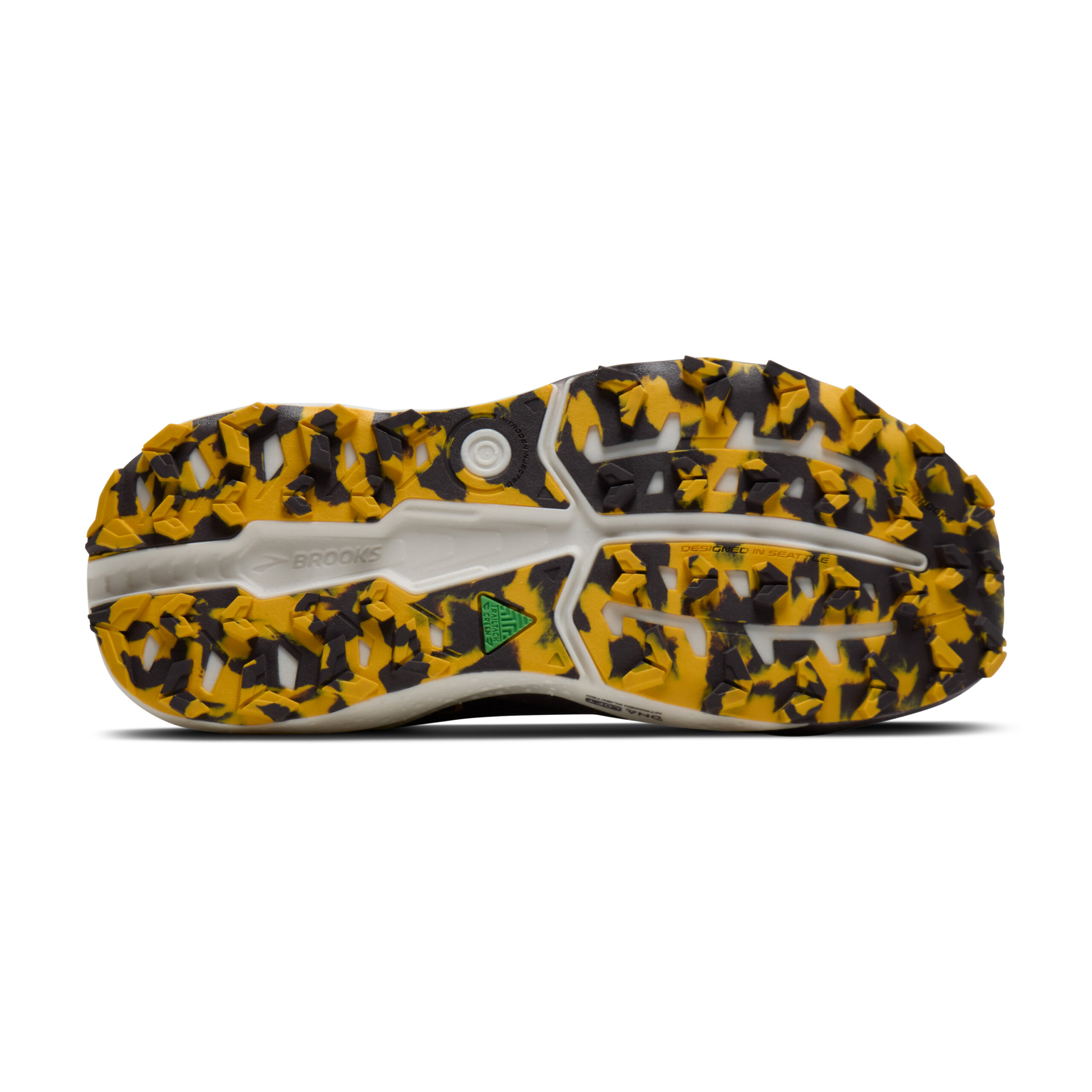 BROOKS CALDERA 8 Black/Rabbit/Zest – Image 3