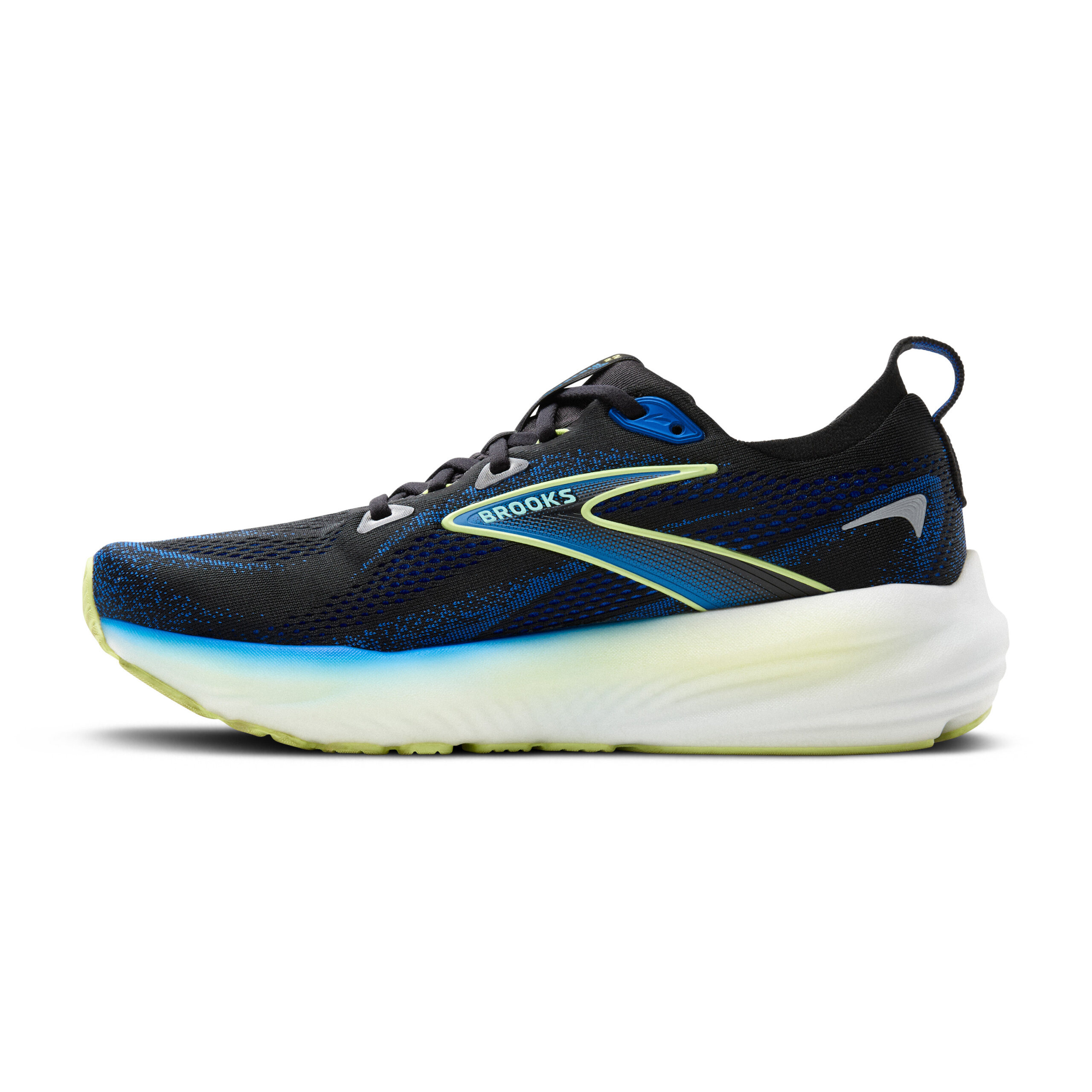 BROOKS GLYCERIN 22 Black/Cobalt/Neo Yellow – Image 6