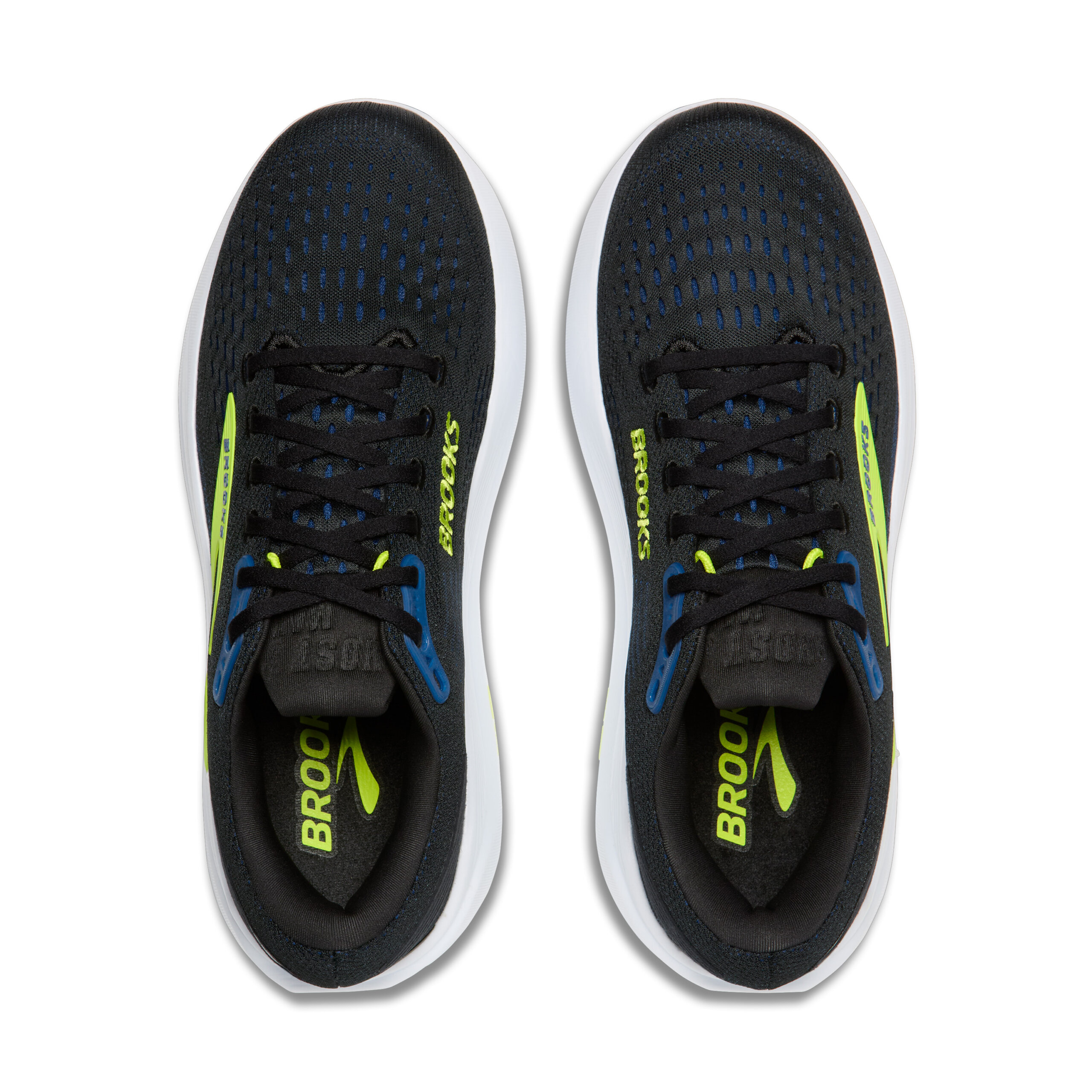 BROOKS GHOST MAX 3 Black/Navy/Acid Lime – Image 5