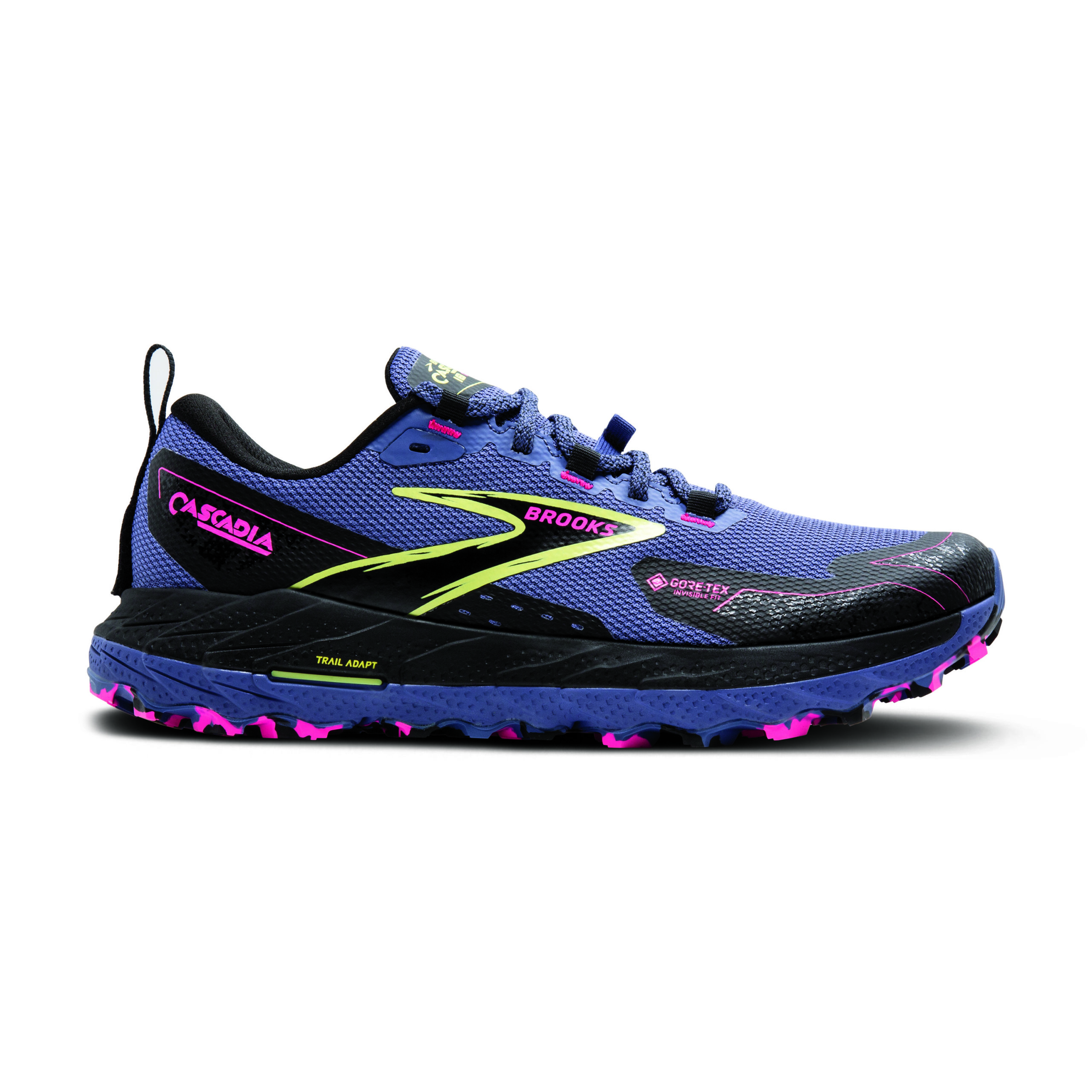 BROOKS CASCADIA 18 GTX Grey Blue/Black/Pink – Image 5