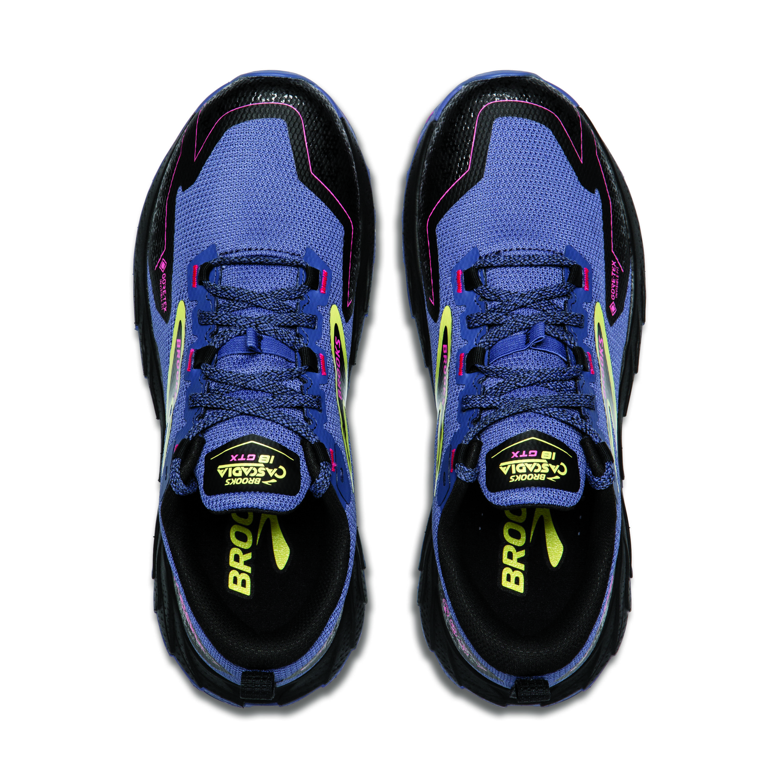 BROOKS CASCADIA 18 GTX Grey Blue/Black/Pink – Image 4