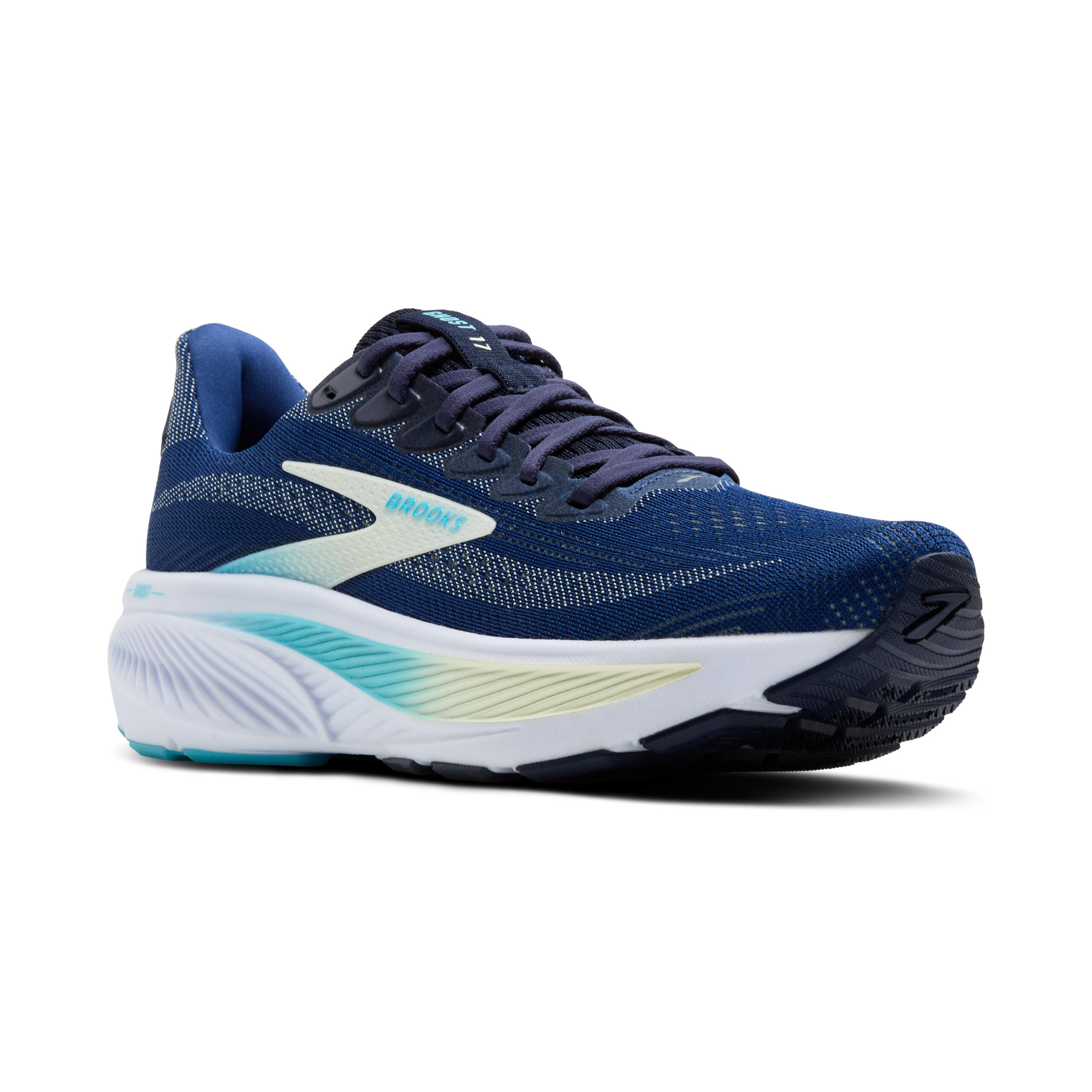 BROOKS GHOST 17 Navy/Green/Turquoise – Image 2