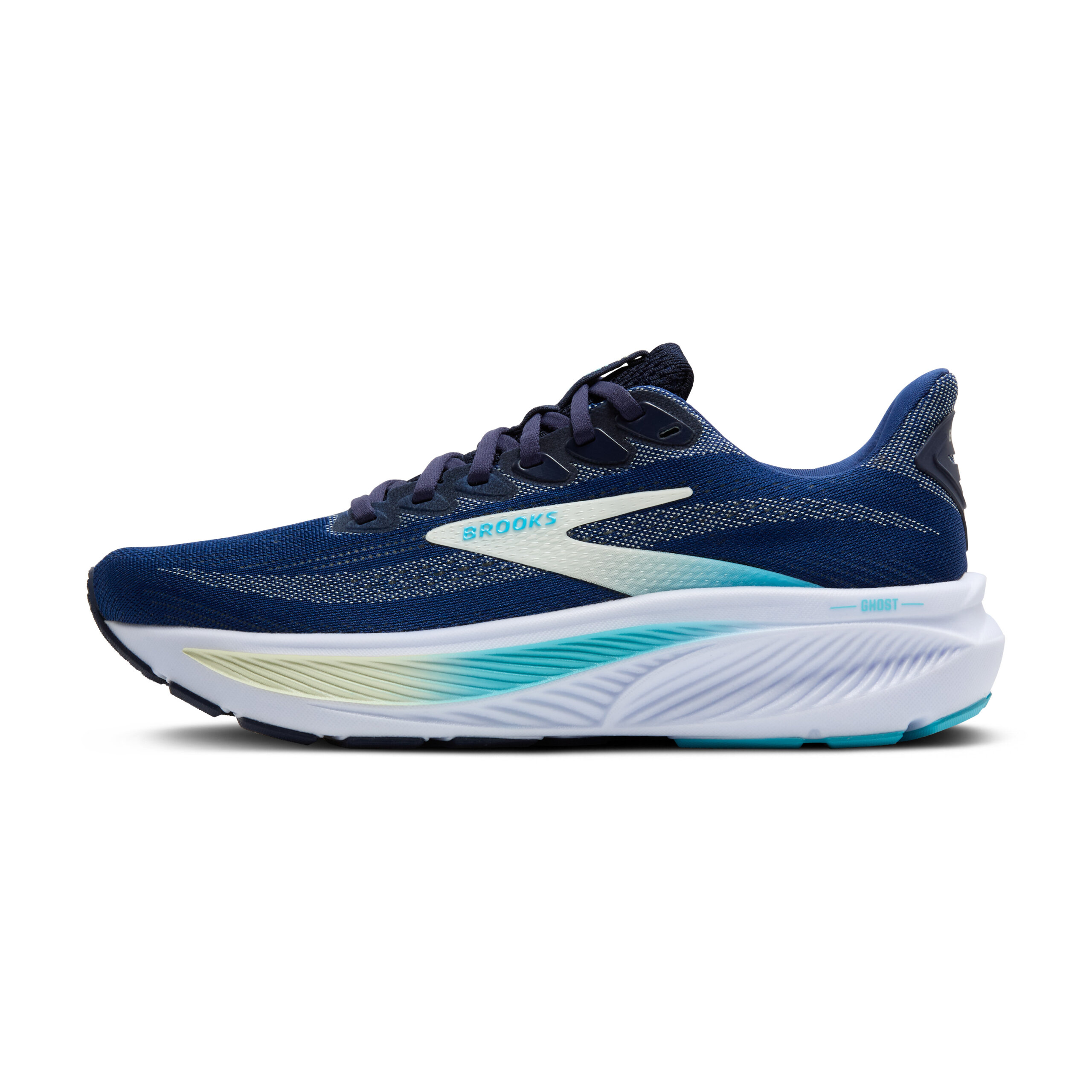 BROOKS GHOST 17 Navy/Green/Turquoise – Image 7