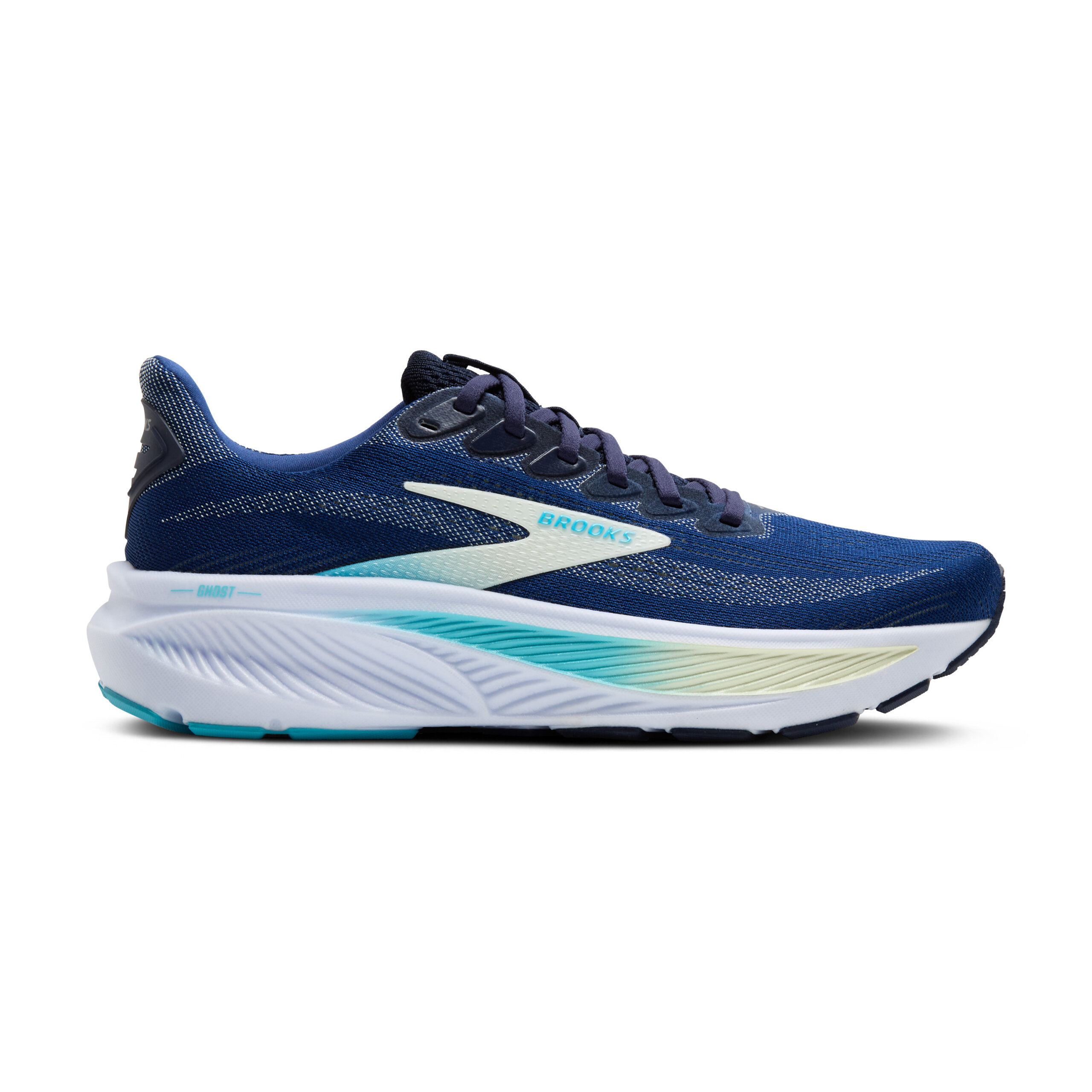 BROOKS GHOST 17 Navy/Green/Turquoise – Image 8