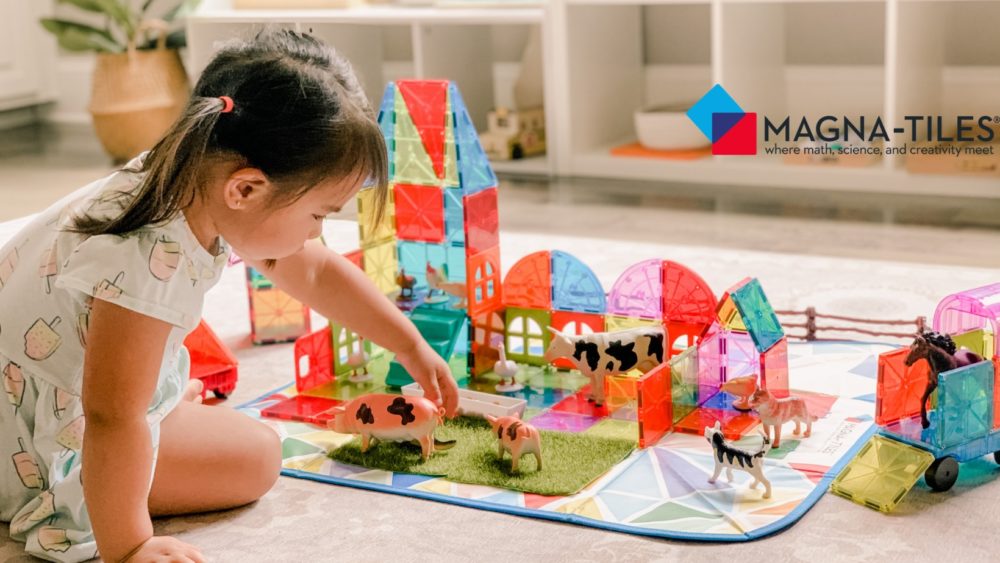 Blocs de construction magnétiques Magna-Tiles Clear Colors 32 pièces – Image 6