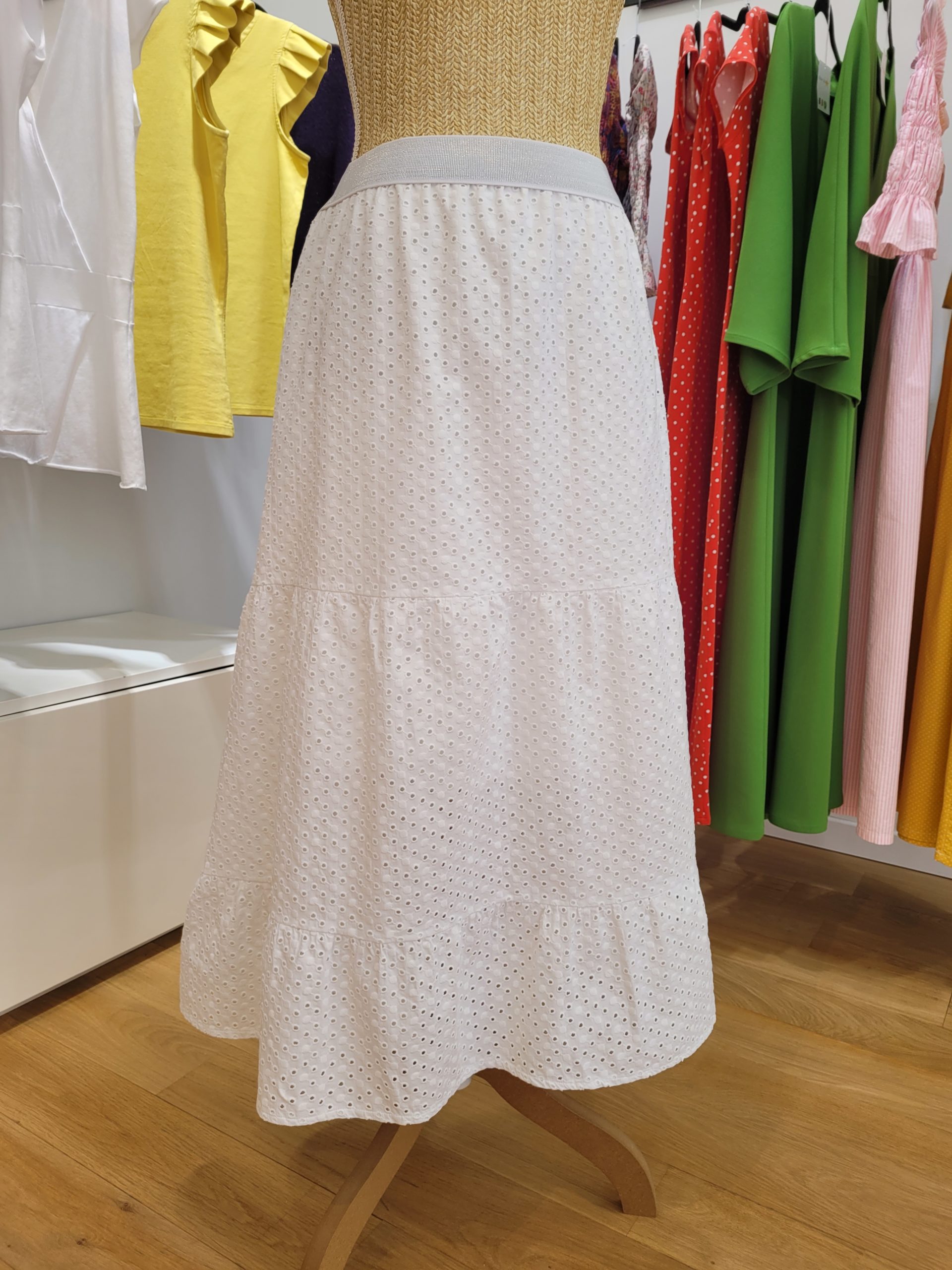 ADÈLE broderie anglaise blanche