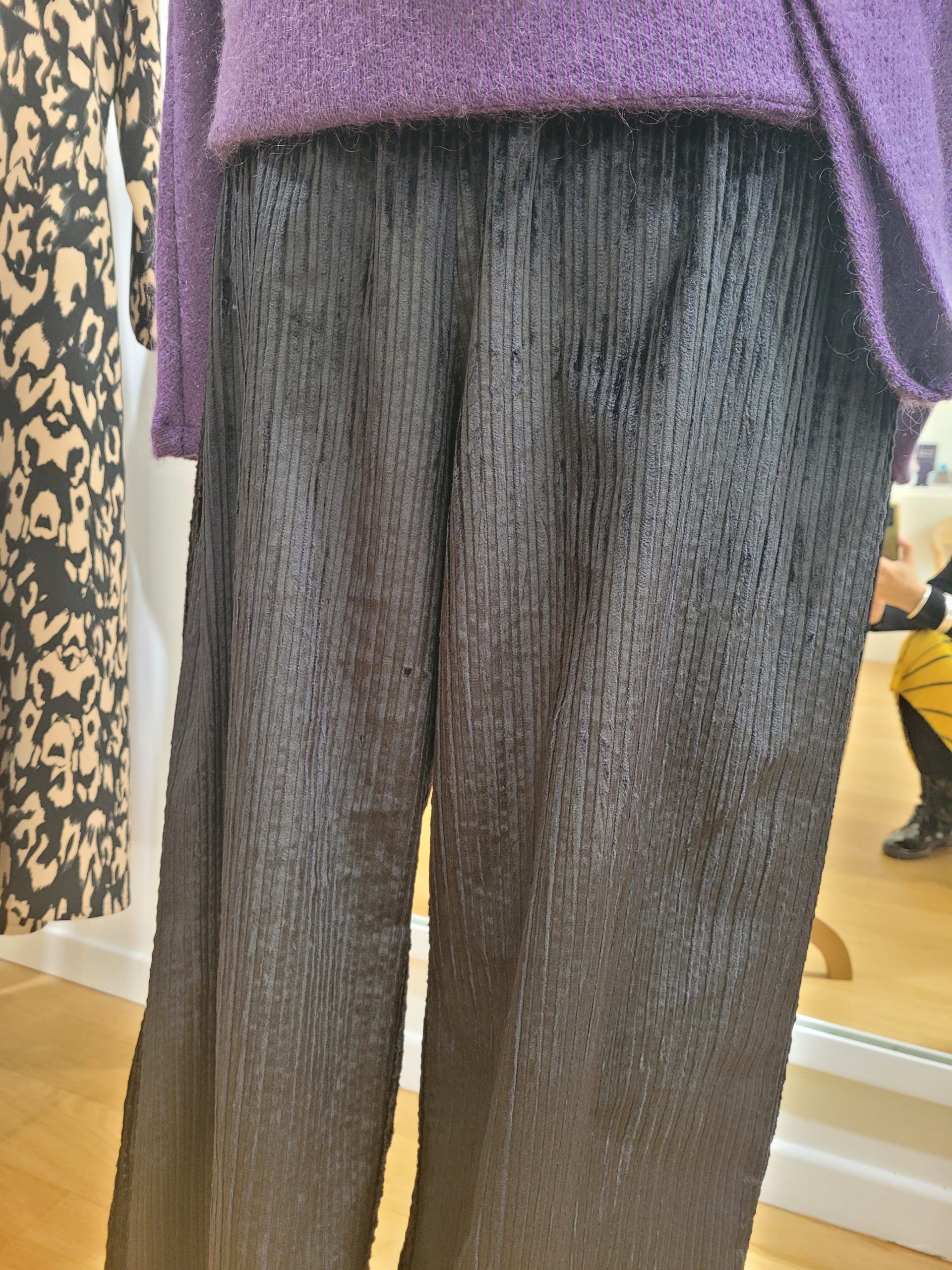 ROMY velours grosses côtes noir – Image 5