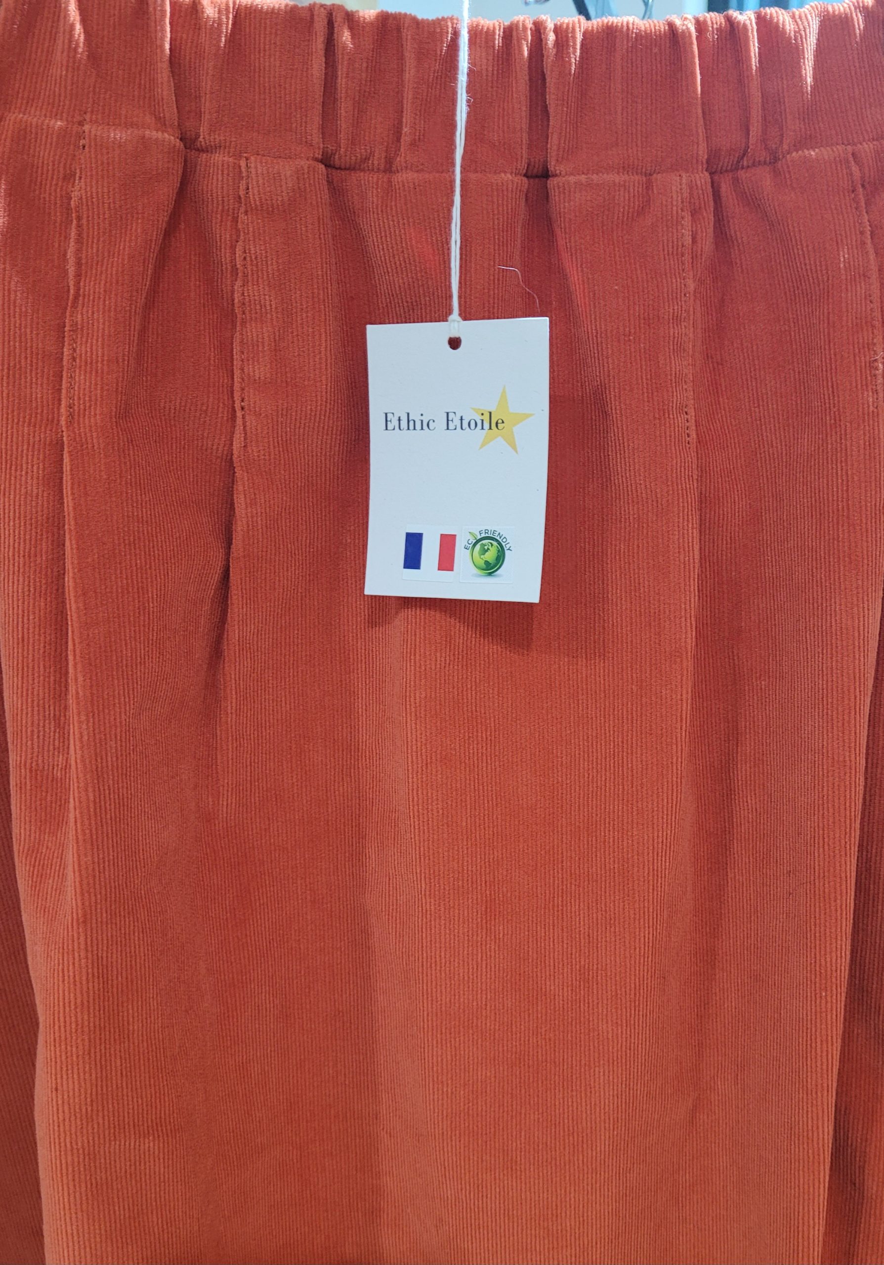 MAËLLE velours milleraies rouille – Image 5