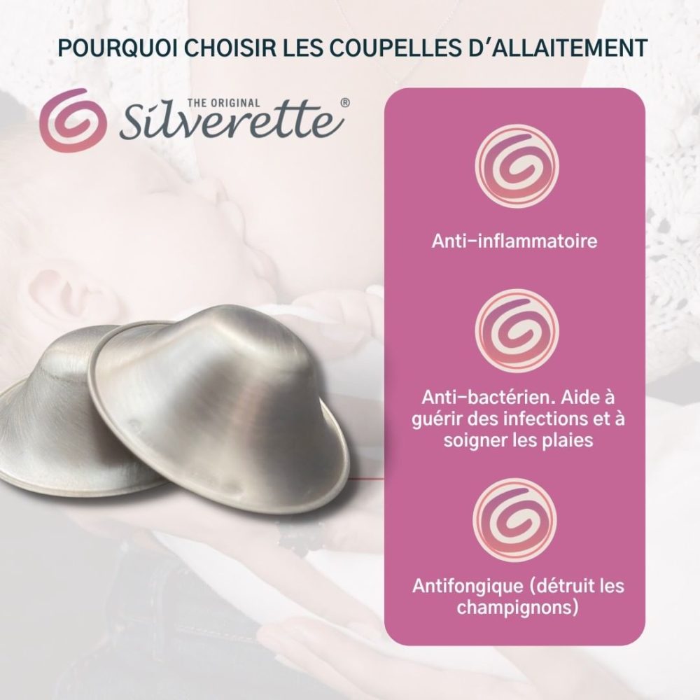 Les coupelles d’allaitement Silverette standard et XL – Image 4