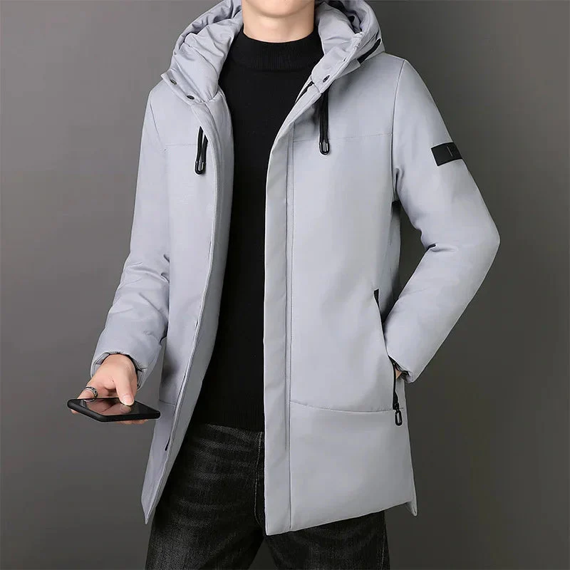 Veste Longue Élégante pour Homme – Image 3