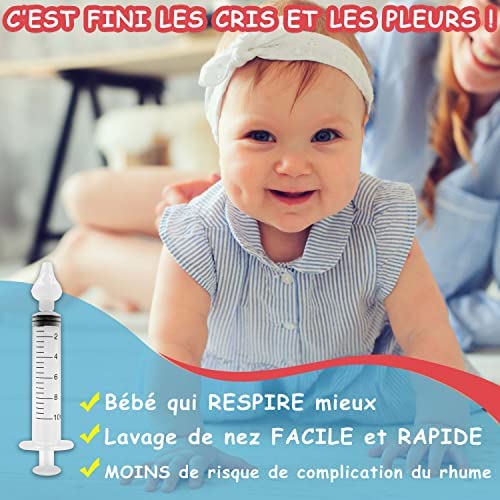 2 Seringues nasales 10ml avec embouts de Bebealis – Image 3