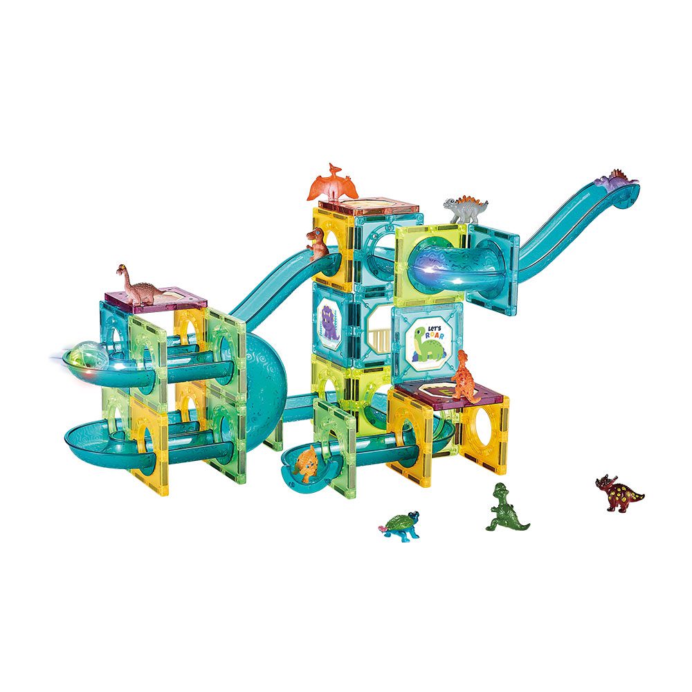 Jeu Magnétique Lumineux Dino 3D – 73 pièces – Image 4