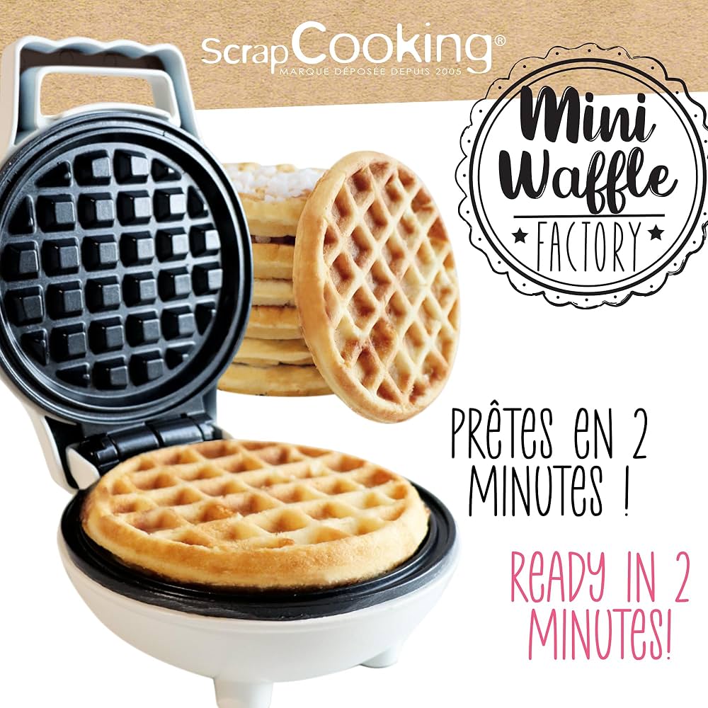 Mini machine à gaufre Scrapcooking – Image 5