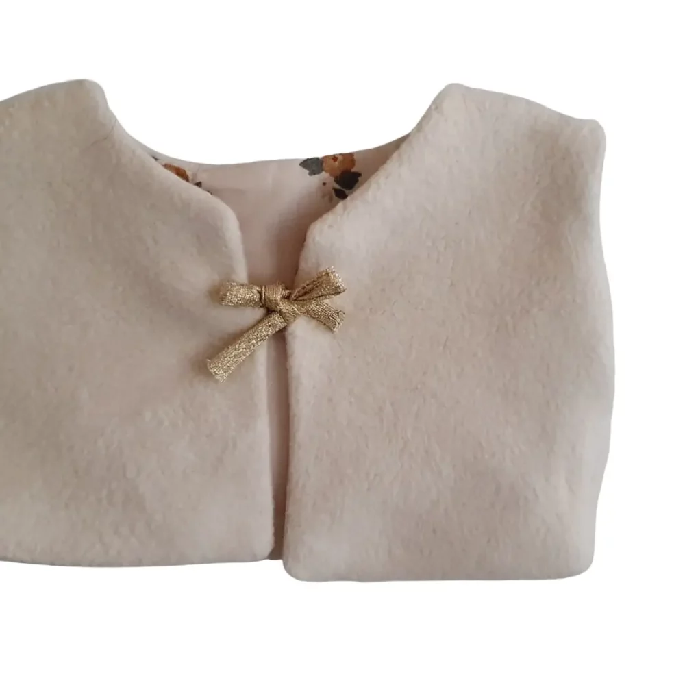 Gilet réversible en polaire – Maman Poule et Papa Coq – Image 5