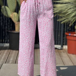 Pantalon TRAVEL Rose bébé (Made in Italie)