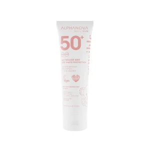 Lait solaire bébé très haute protection SPF 50+ de Alphanova