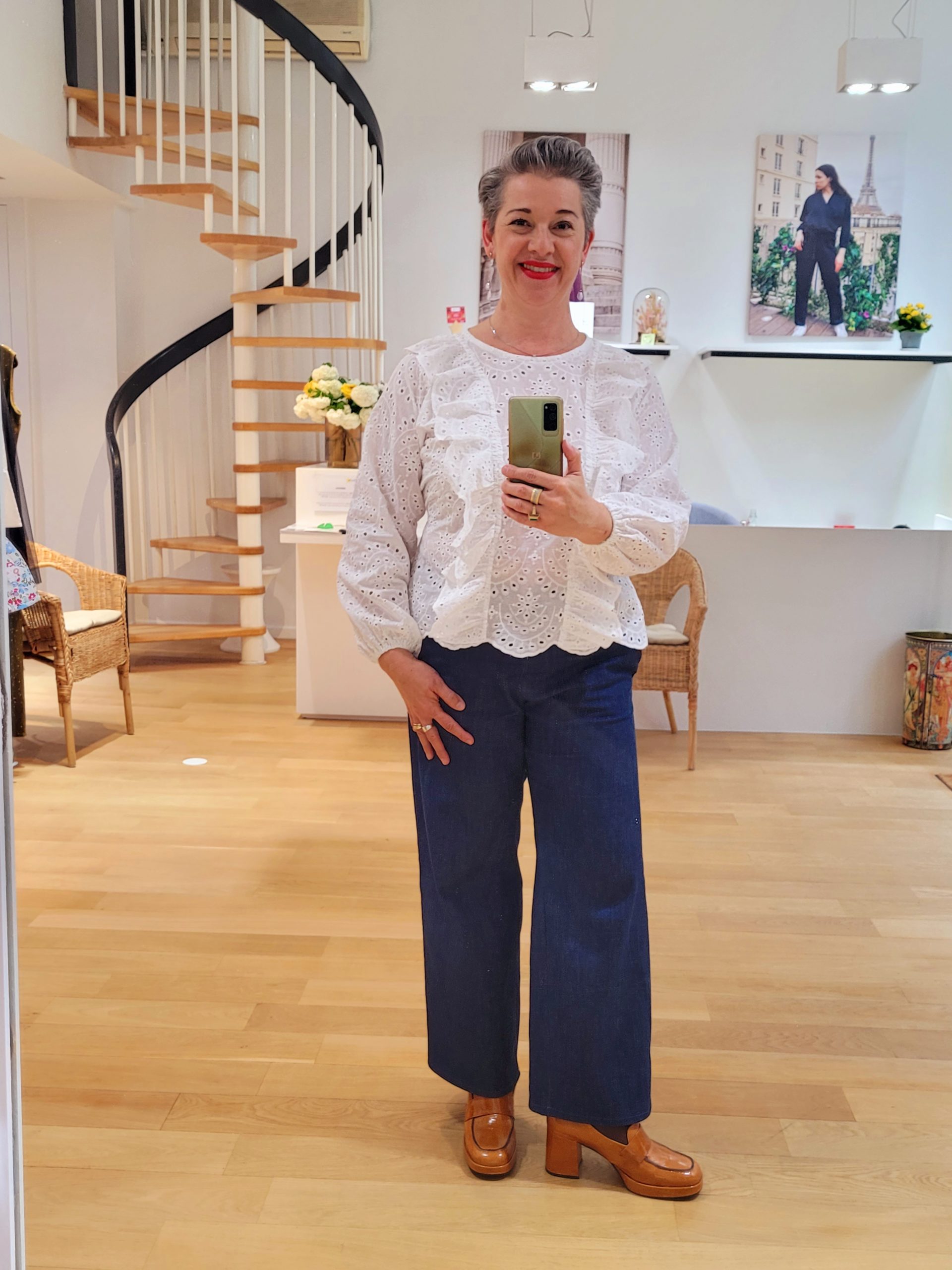 MIA jean bleu coton élasthanne – Image 4