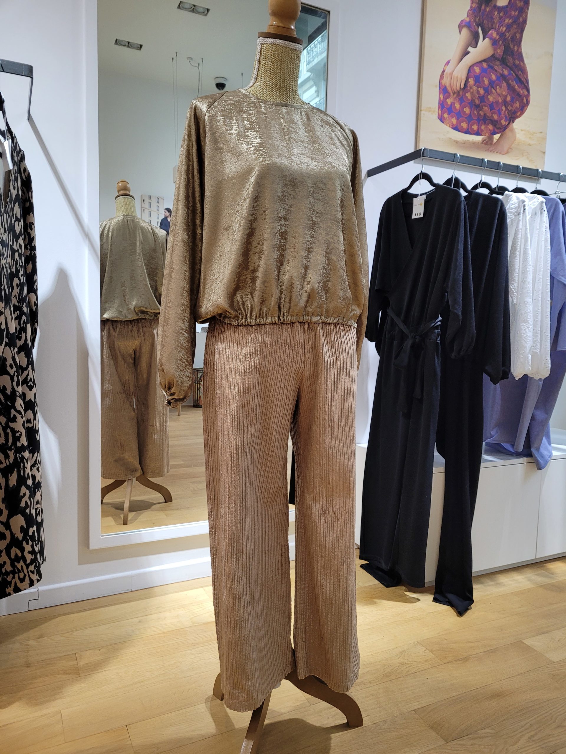 SISSI col rond enduit vieil or – Image 3