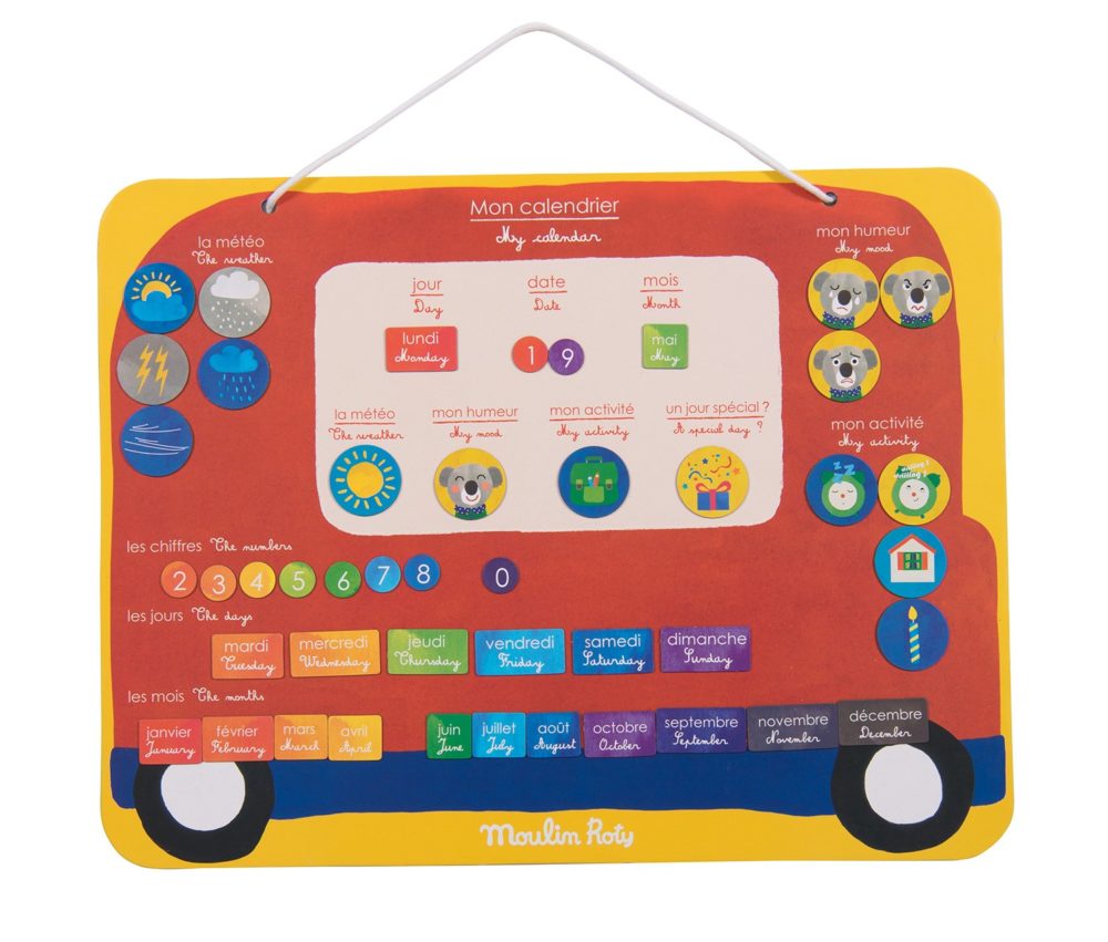 Calendrier apprentissage Popipop