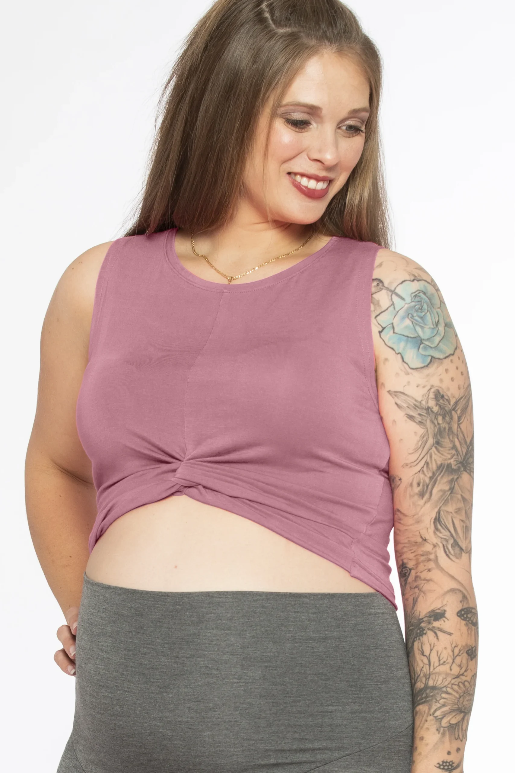 Camisole courte nouée – Image 3