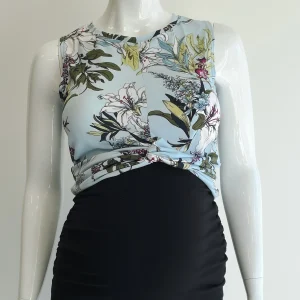 Camisole courte nouée - Lis