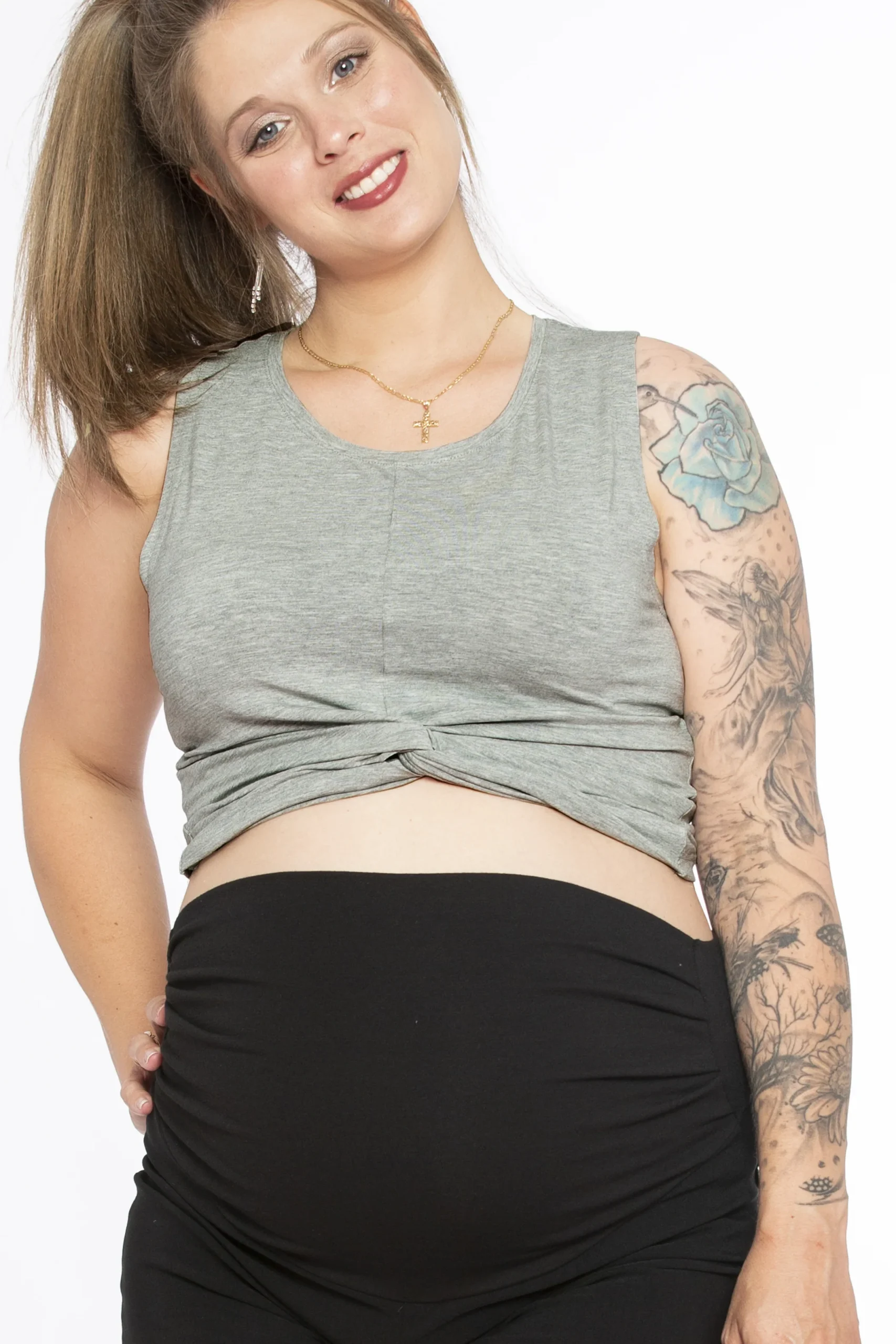 Camisole courte nouée