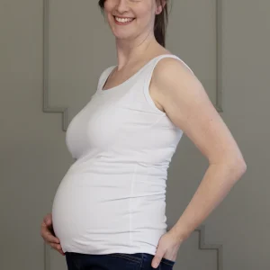 Camisole Maternité de Base - Blanche