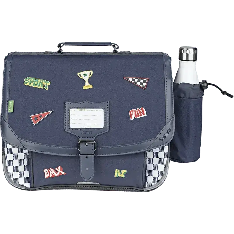 Cartable Tann's Matheo 38cm - Poche Gourde