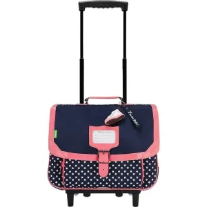 Cartable roulettes Tann's Lina 38cm