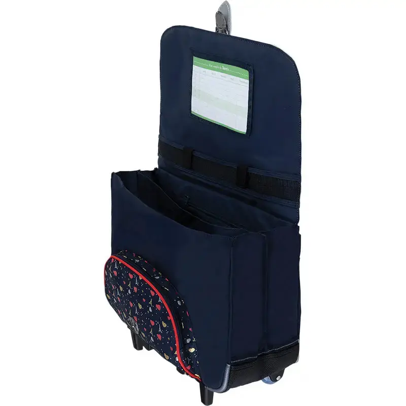Cartable roulettes Tann's "Emilie" 38cm – Image 3