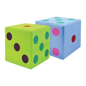 Paire de dés en mousse