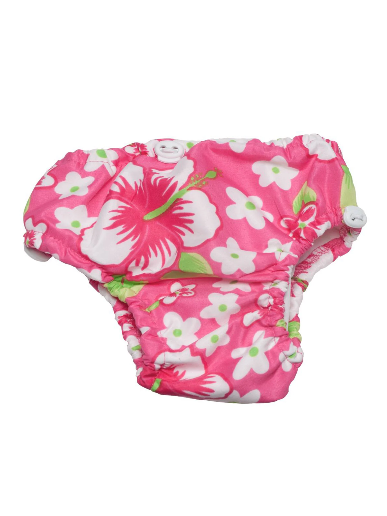 Couche de bain ajustable - Fleurs roses
