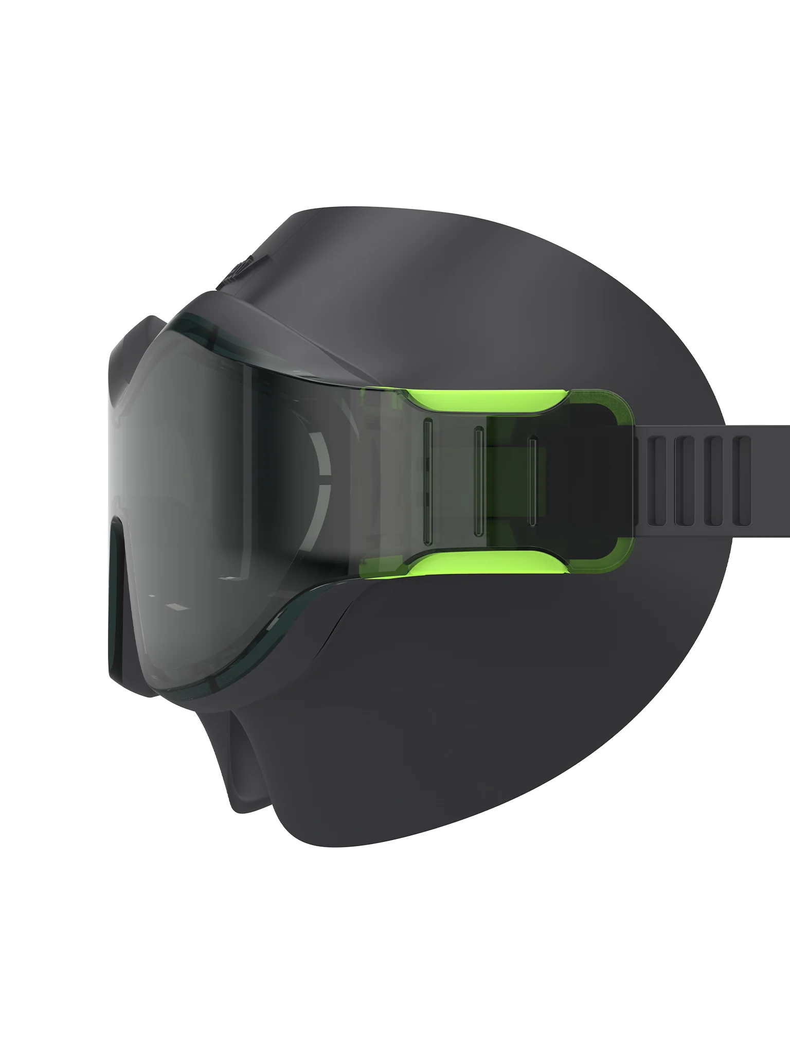 Masque de natation Hydrosity - Noir/Smoke – Image 4