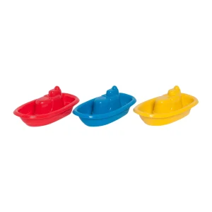 Ensemble de 3 petits bateaux (couleurs variées)