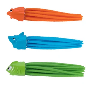 Ensemble de 3 jouets calmars plongeurs (couleurs variées)