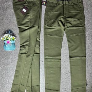 Pantalon Kaki Vert Olive – Style naturel et élégance décontractée