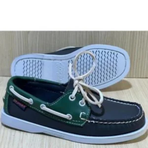 Sebago Vert et Noir – Style audacieux et raffiné