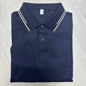 Polo homme col à deux traits – Style casual chic