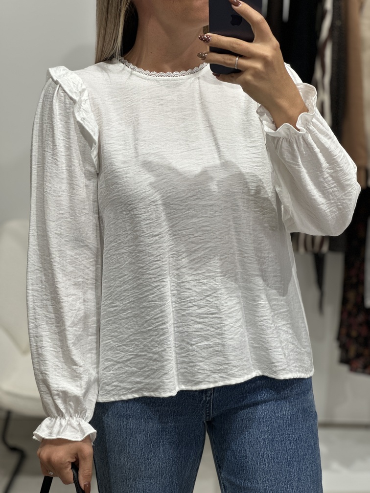 Blouse WIWIE – Blanche – Image 2