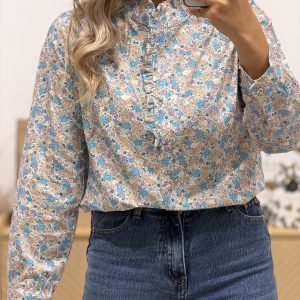 Blouse JOYCE – Bleue