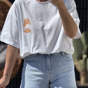 T-shirt Viennoiserie – Blanc (Made in Italie)