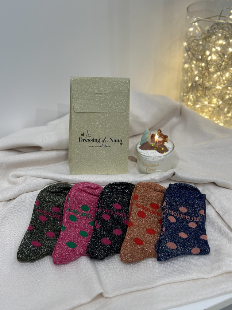 Chaussettes paillettes – AMOUREUSE