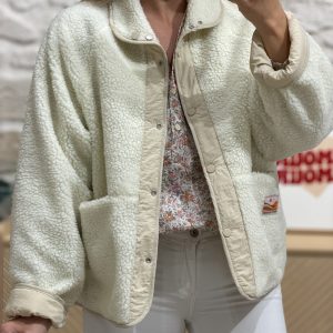Veste réversible WILLOW – Écrue/beige