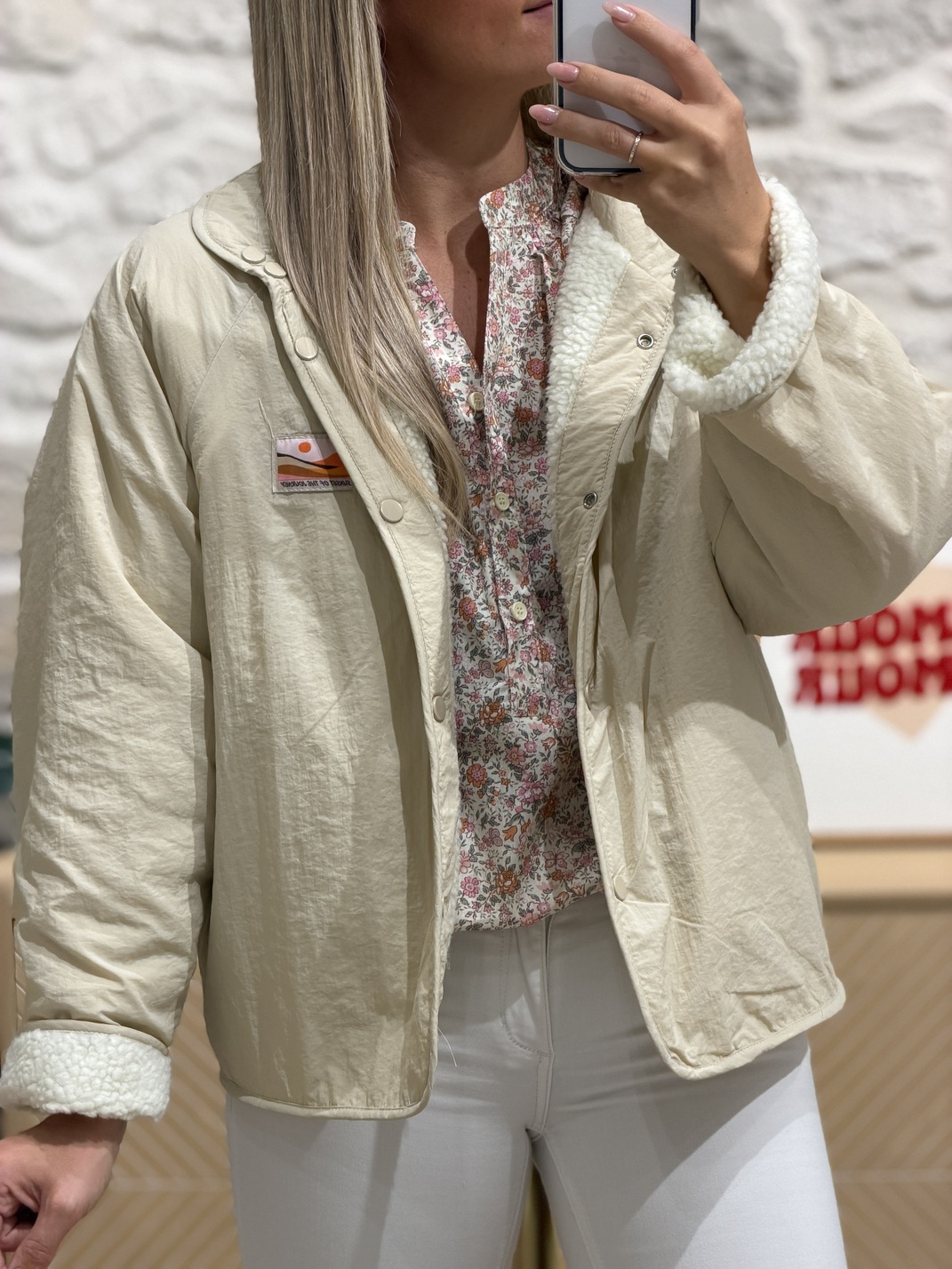 Veste réversible WILLOW – Écrue/beige – Image 5